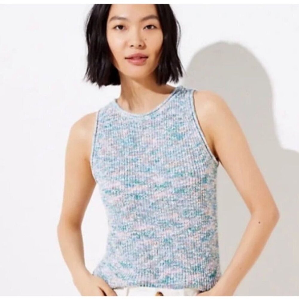 LOFT Petite Sleeveless‎ Knit Top Small